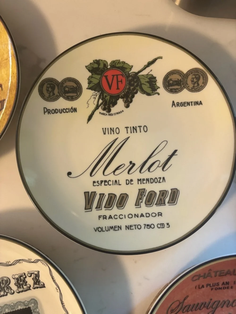 World Market set of 6 Wine Country 6